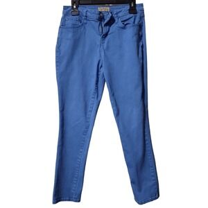 Earl Jean Skinny Jeans 10P Women Streetwear Blue Petite Stretch Denim Pants 10 P